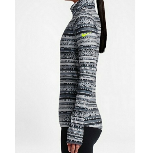 NIKE Pro Dri-fit Half Zip Dri Fit Pullover Medium - Picture 4 of 12